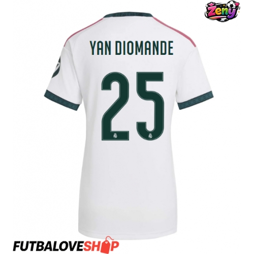 Dres Real Madrid Yan Diomande #25 Domáci pre Ženy 2026-27 Krátky Rukáv